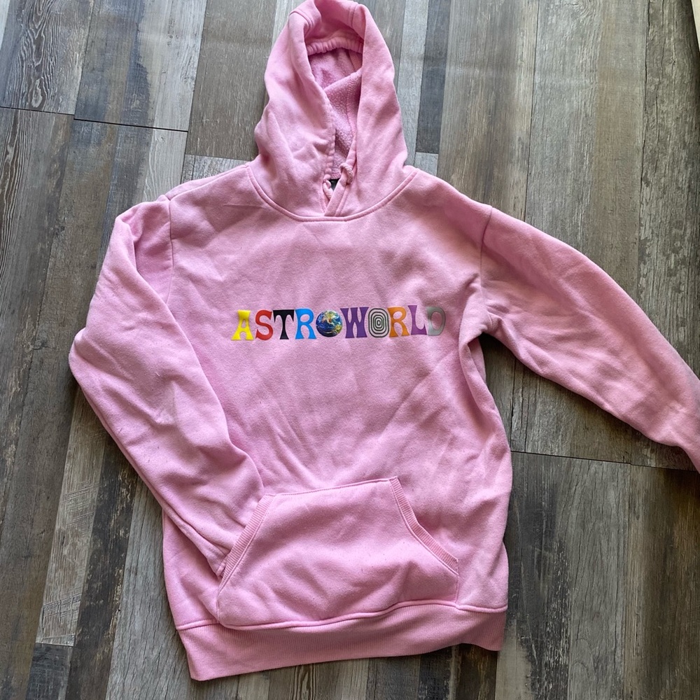 Astroworld pink sweater